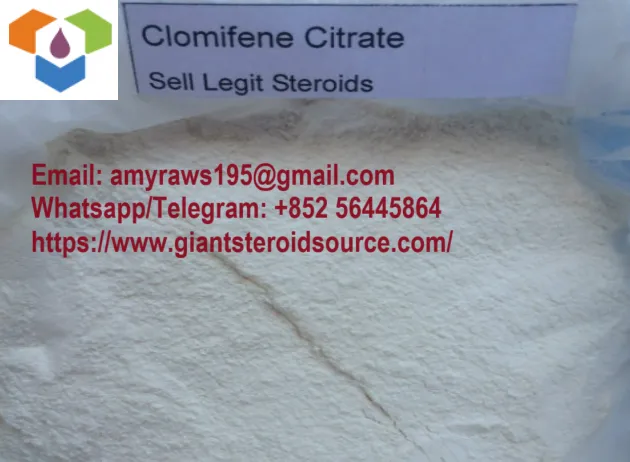 Clomiphene Citrate Anti Estrogen Steroids White Powder CAS 50-41-9